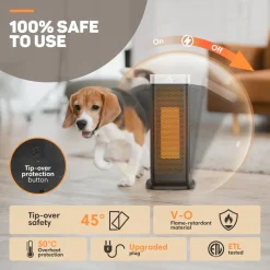 Vulpes Goods Ventilatorkachel - Elektrische Kachel - Keramische kachel - 2000W