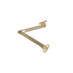 Vynex meubelscharnier voor meubelblad - vermessingd staal - 250 mm - 2 stuks