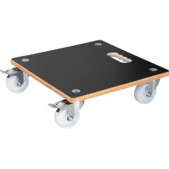 Wagner (Trolley's) Wagner Plantenroller MaxiGRIP GH 1338 - 380x380mm - 300kg - Hout bruin - Antislip
