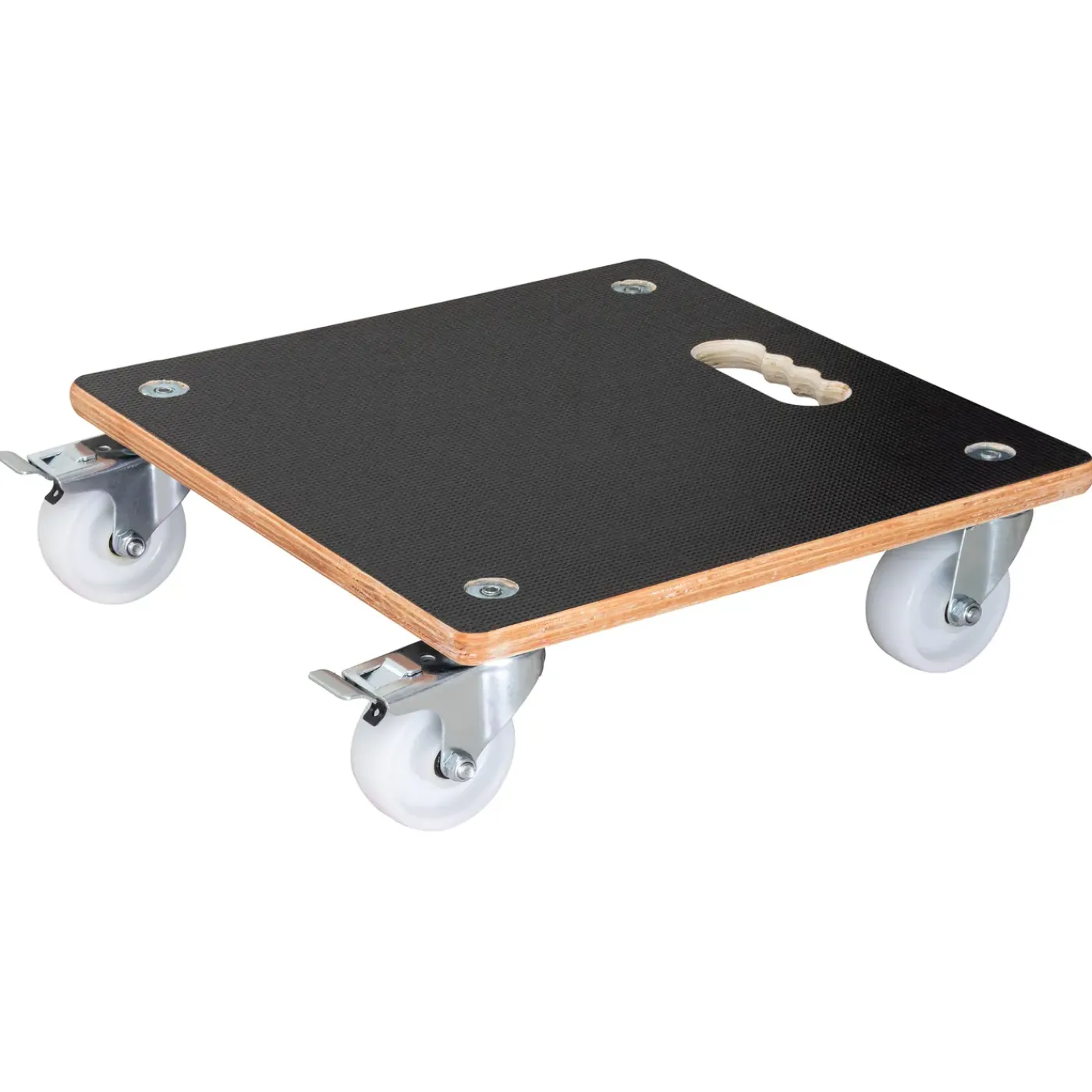 Wagner (Trolley's) Wagner Plantenroller MaxiGRIP GH 1338 - 380x380mm - 300kg - Hout bruin - Antislip