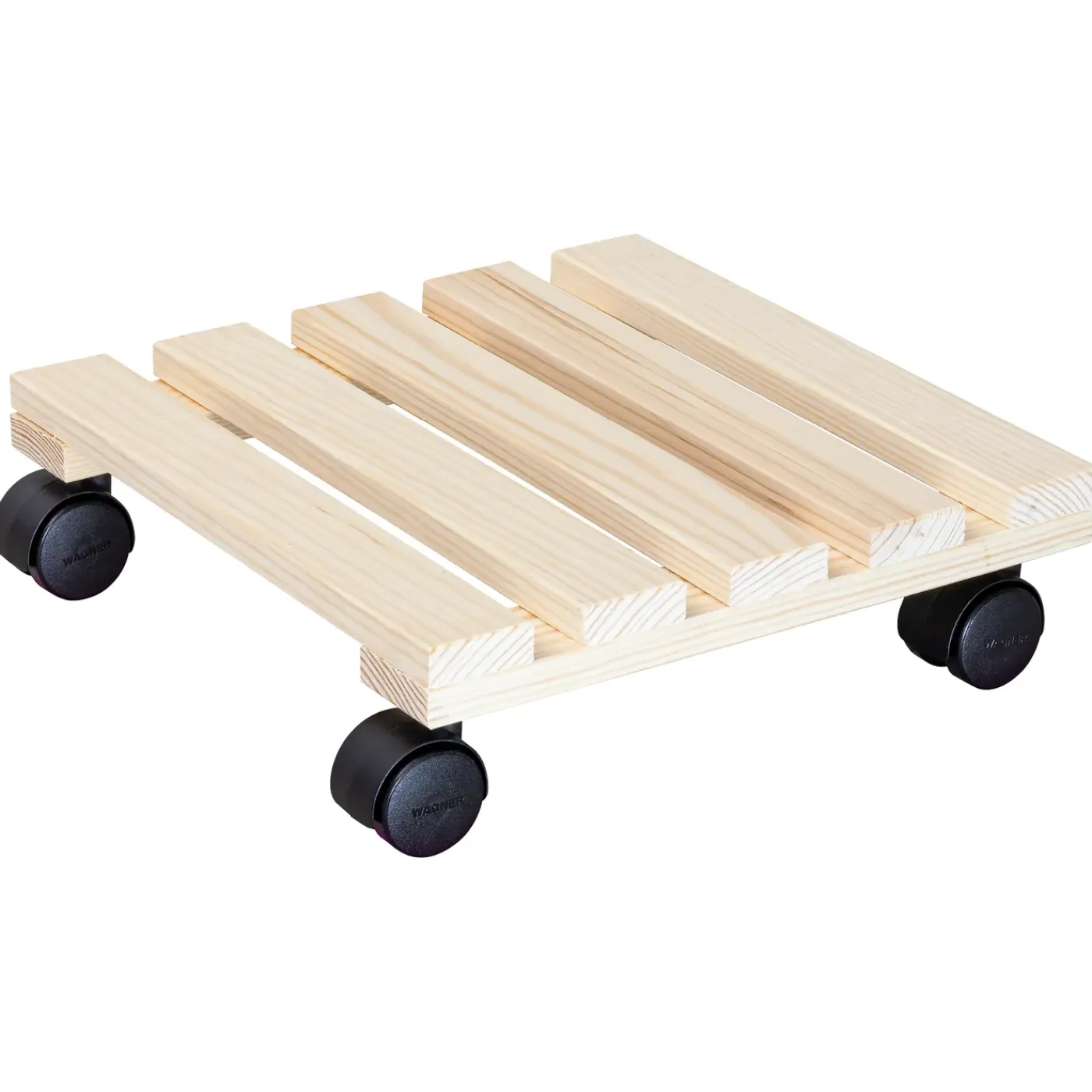 Wagner (Trolley's) Wagner Plantenroller Paletti - 30x30cm - 100kg - Hout - FSC