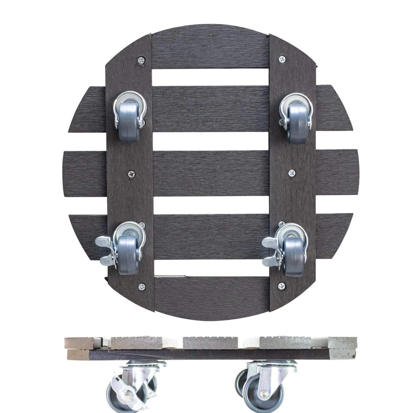 Wagner (Trolley's) Wagner plantenroller WPC antraciet – maximaal draagvermogen 100kg