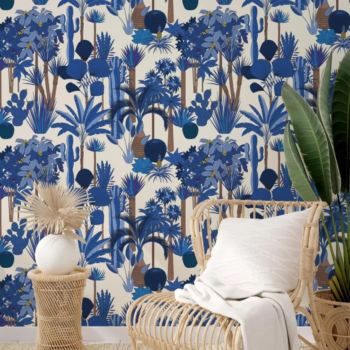 Wallpapers4beginners - Behang - Woestijnoase - Vegan Papier - 280x200cm, 5,5m2