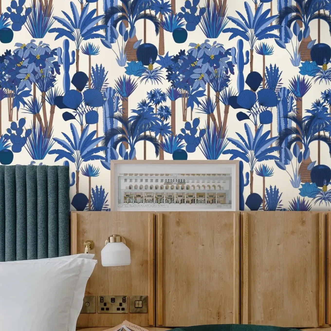 Wallpapers4beginners - Behang - Woestijnoase - Vegan Papier - 280x200cm, 5,5m2