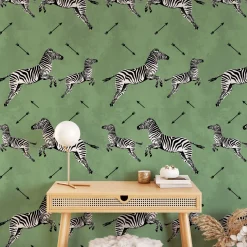 Wallpapers4beginners - Behang - Zebra - Vegan Papier - 280x200cm, 5,5m2