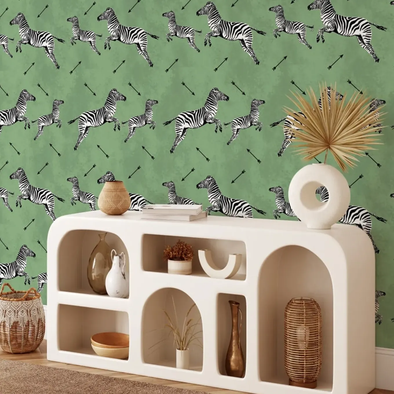 Wallpapers4beginners - Behang - Zebra - Vegan Papier - 280x200cm, 5,5m2