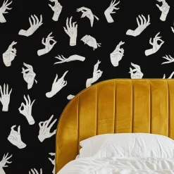 Wallpapers4beginners - Behang - Handen - Vegan Papier - 280x200cm, 5,5m2