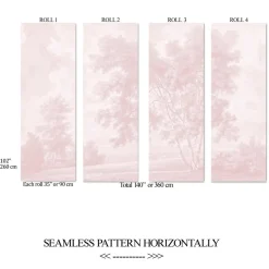 Wallpapers4beginners - Behang - Landschap - Vegan Papier - 360x260cm, 9m2