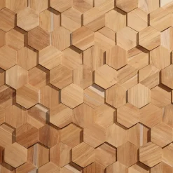 Wallsupply Houtstrip - Uni - Teak - 26x15cm - 0,195m²