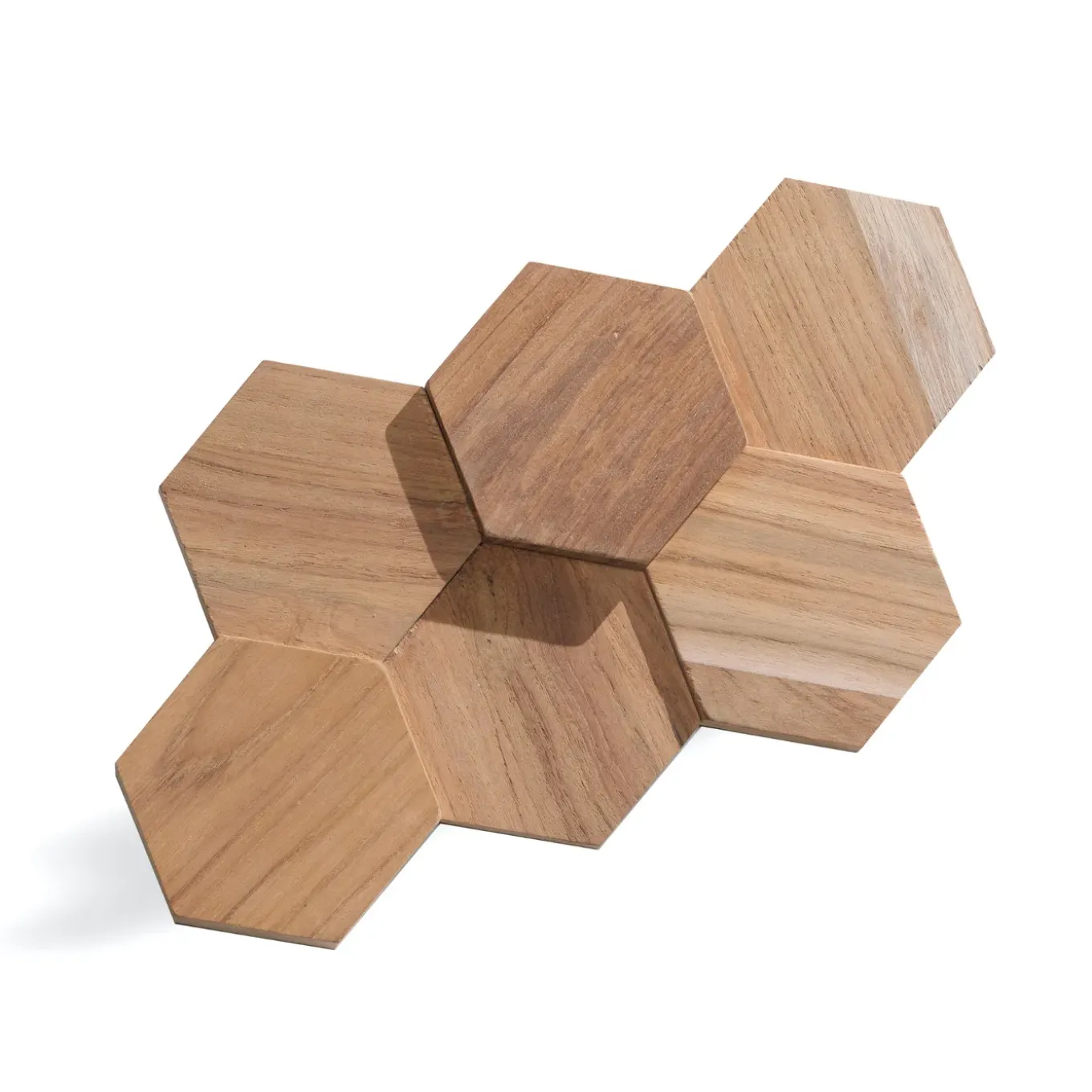 Wallsupply Houtstrip - Uni - Teak - 26x15cm - 0,195m²
