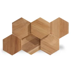 Wallsupply Houtstrip - Uni - Teak - 26x15cm - 0,195m²