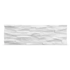 Wallsupply Steenstrips Benevento - Natuursteenlook - Wit - 57,5x18,5cm - 0,63m²
