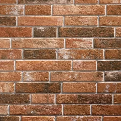 Wallsupply Steenstrips Milano Loft - Natuursteenlook - Rood - 40x16cm - 0,96m²