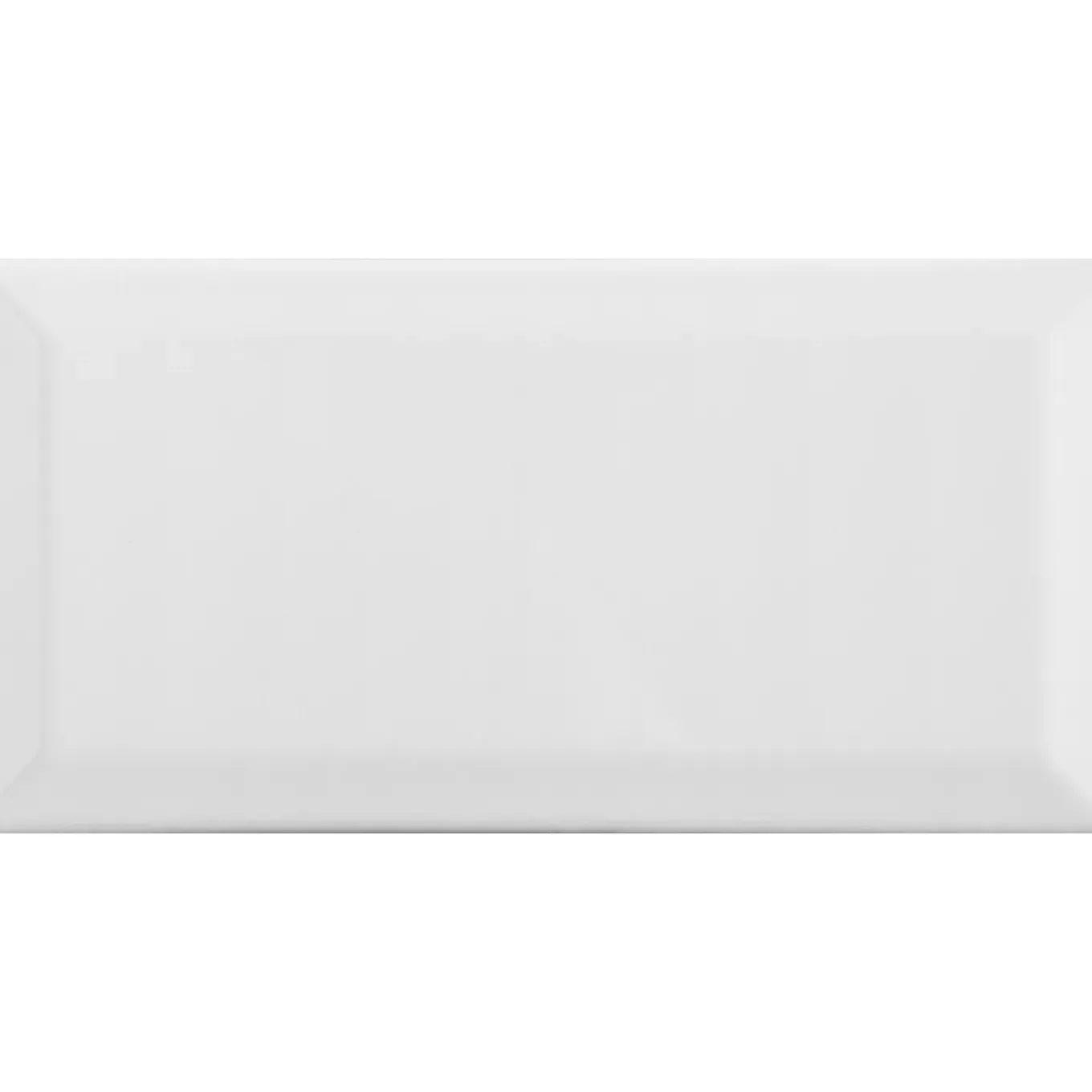 Wandtegel Metro - Wit - Keramiek - 10x20 cm - 1,00 m²
