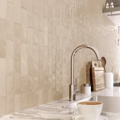 Overig Wandtegel Nolita - Beige - Keramiek - 6,5x20 cm - 0,36 m²