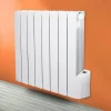 WARM TECH Vloeistofinertie Elektrische Radiator 1200w 230v Tot 50m3 Wit