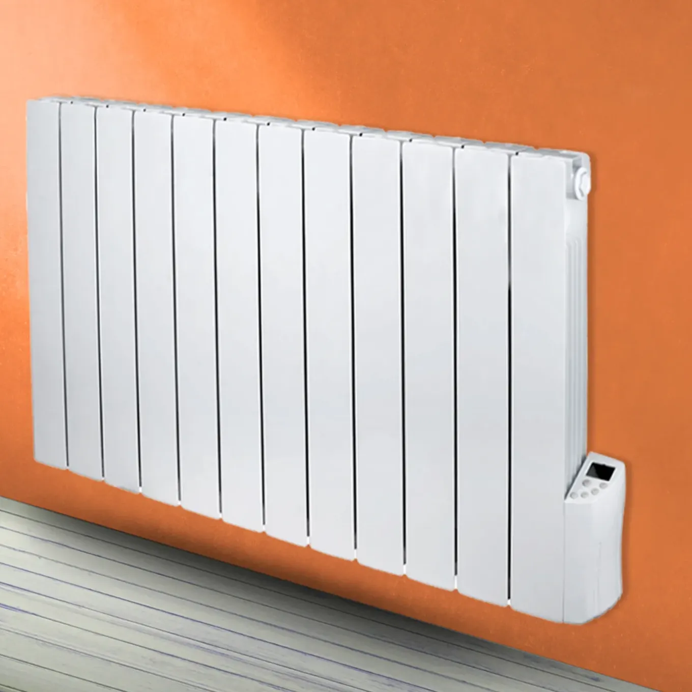 Warm Tech - Vloeistoftraagheidsradiator 2000w 12 Elementen - Warm Tech