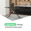 Wasophoogte Strijkplank - Extra Brede Strijkplank Stoomgenerator - 124*44 Cm - 4 Verstelbare Hoogte