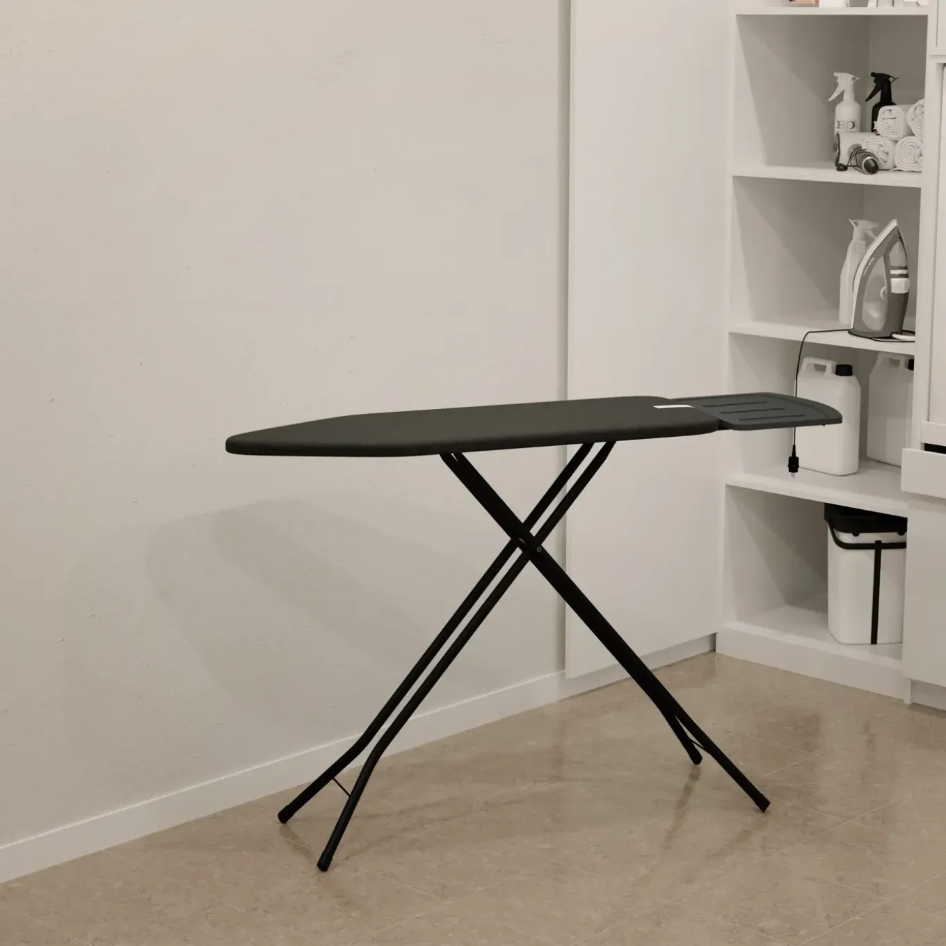 Wasophoogte Strijkplank - Met Strijkplank Stoomgenerator Plateau - 122*38 Cm - 4 Verstelbare Hoogte