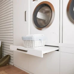 Wasophoogte Wasmachine Kast Venice - 700d X 1330b X 2350h Mm - Wit