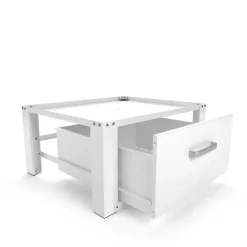 Wasophoogte Wasmachine Verhoger Met Lade - 31cm Hoog - Wit - Universeel