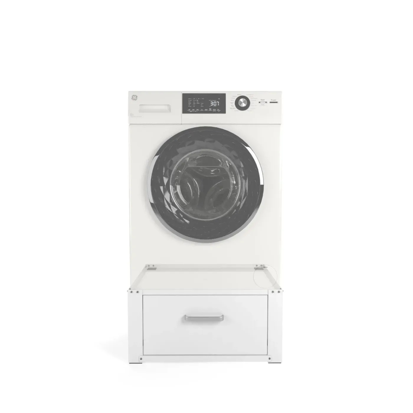 Wasophoogte Wasmachine Verhoger Met Lade - 31cm Hoog - Wit - Universeel