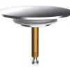 Waterval Afvoerplug Bad - Universele Badplug Waterstopper Badkuip - 72 Mm Zilver