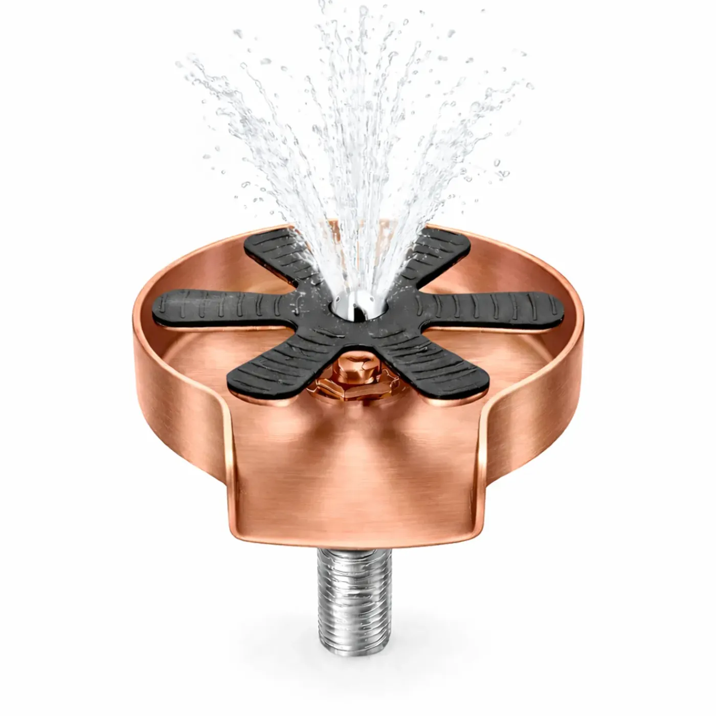 Waterval Glazenspoeler Cupwasher Deluxe 120 Mm Ss304 - Inbouw - Geborsteld - Rose Copper