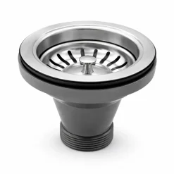 Waterval Korfplugset 114 Mm Zonder Overloop - Universeel G1½ - Ss304 - Zilver
