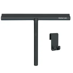 Waterval Xl Douchewisser 33cm – Siliconen Trekker Voor Douchewand & Badkamer – Zwart