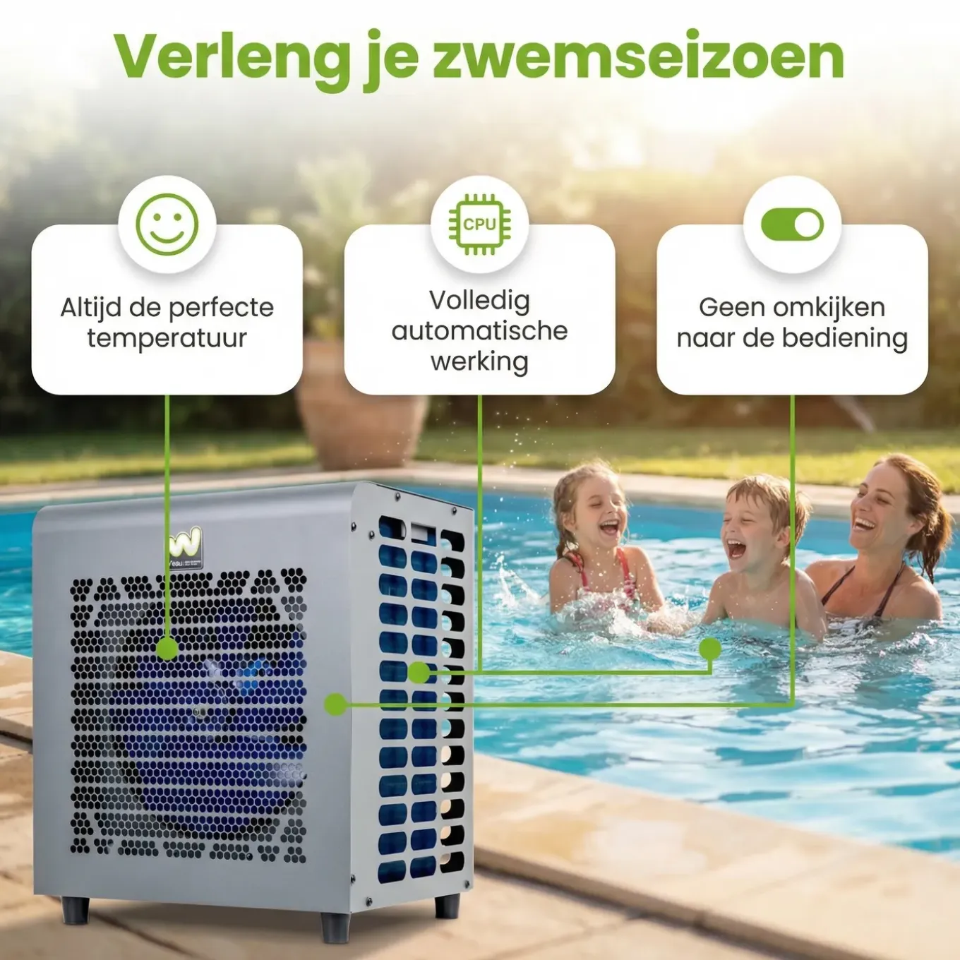 Weau Mini Power 2.0 Warmtepomp - 3 Kw