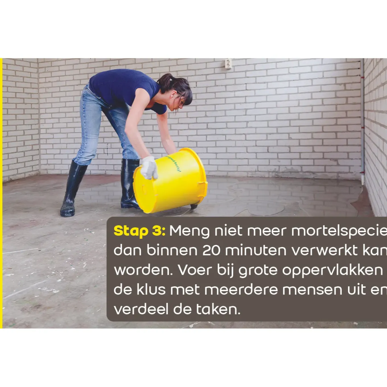 Weber egalisatie zichtvloer 20kg