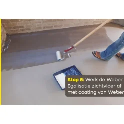 Weber egalisatie zichtvloer 20kg