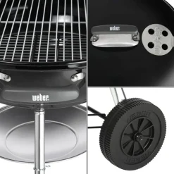 Weber - Houtskoolbarbecue - Compact, Praktisch Voor Kleine Ruimtes - Ø: 57 Cm