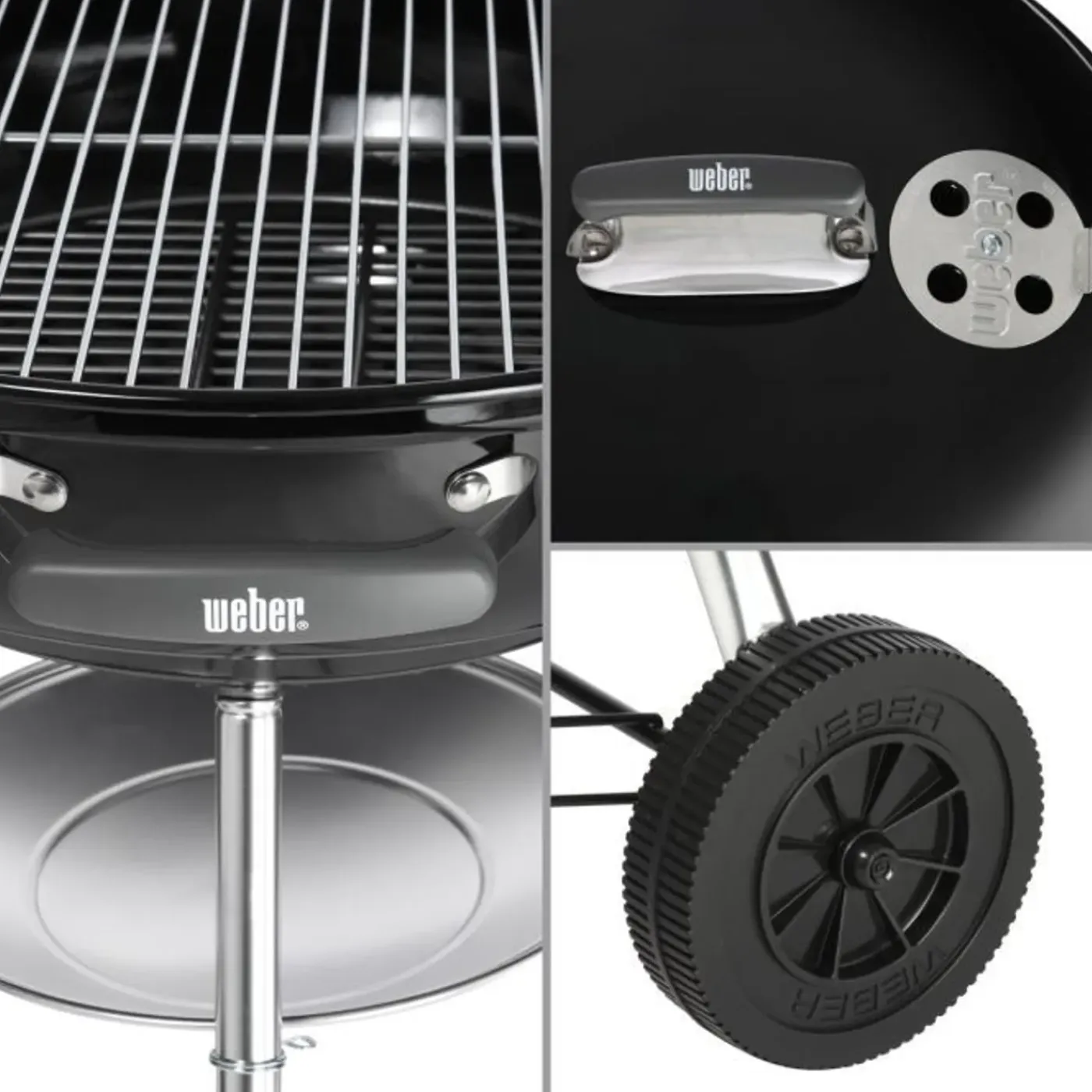 Weber - Houtskoolbarbecue - Compact, Praktisch Voor Kleine Ruimtes - Ø: 57 Cm