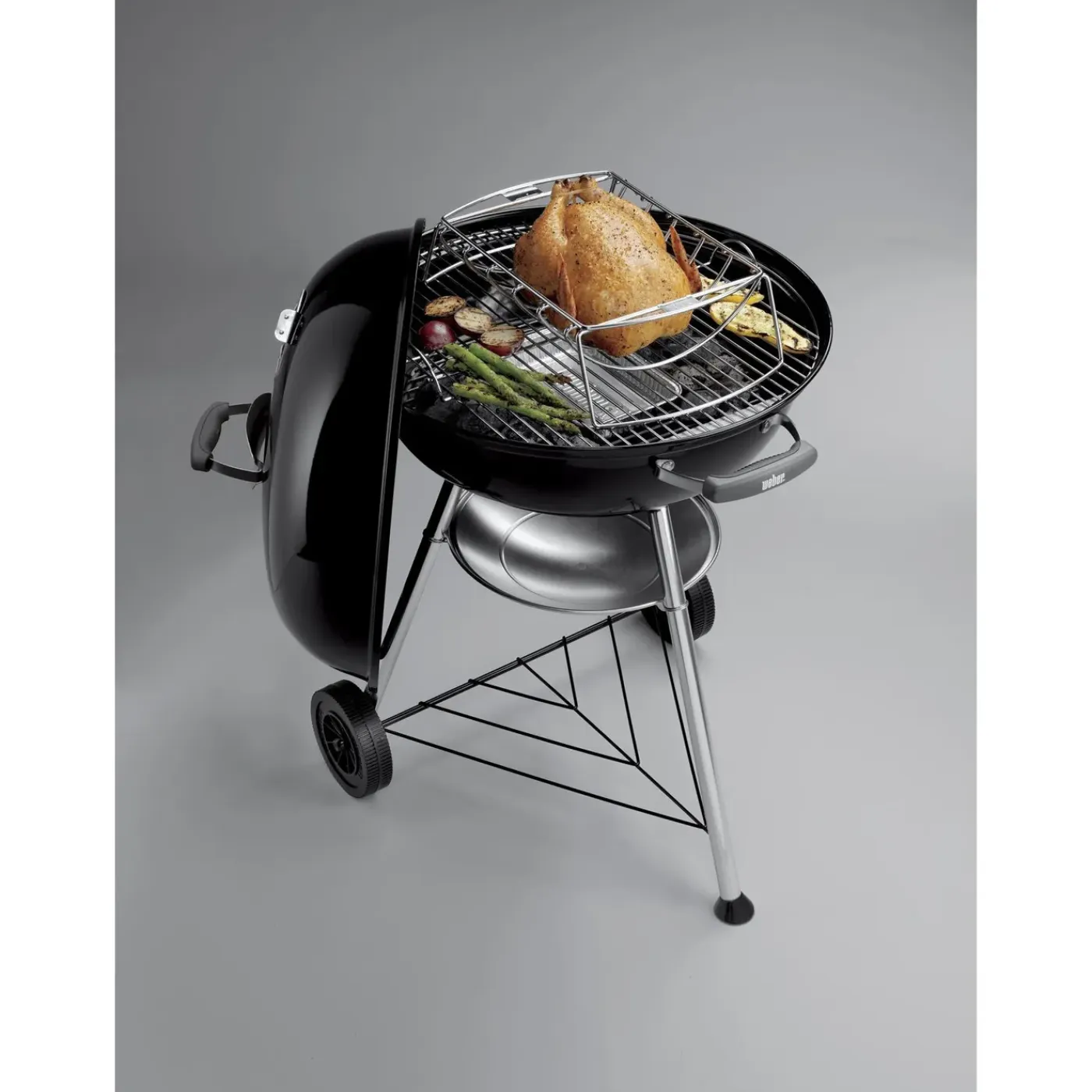 Weber - Houtskoolbarbecue - Compact, Praktisch Voor Kleine Ruimtes - Ø: 57 Cm