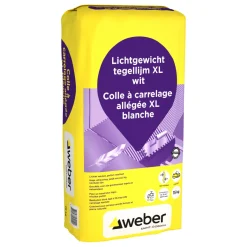 Weber lichtgewicht tegellijm Beamix XL wit 15kg
