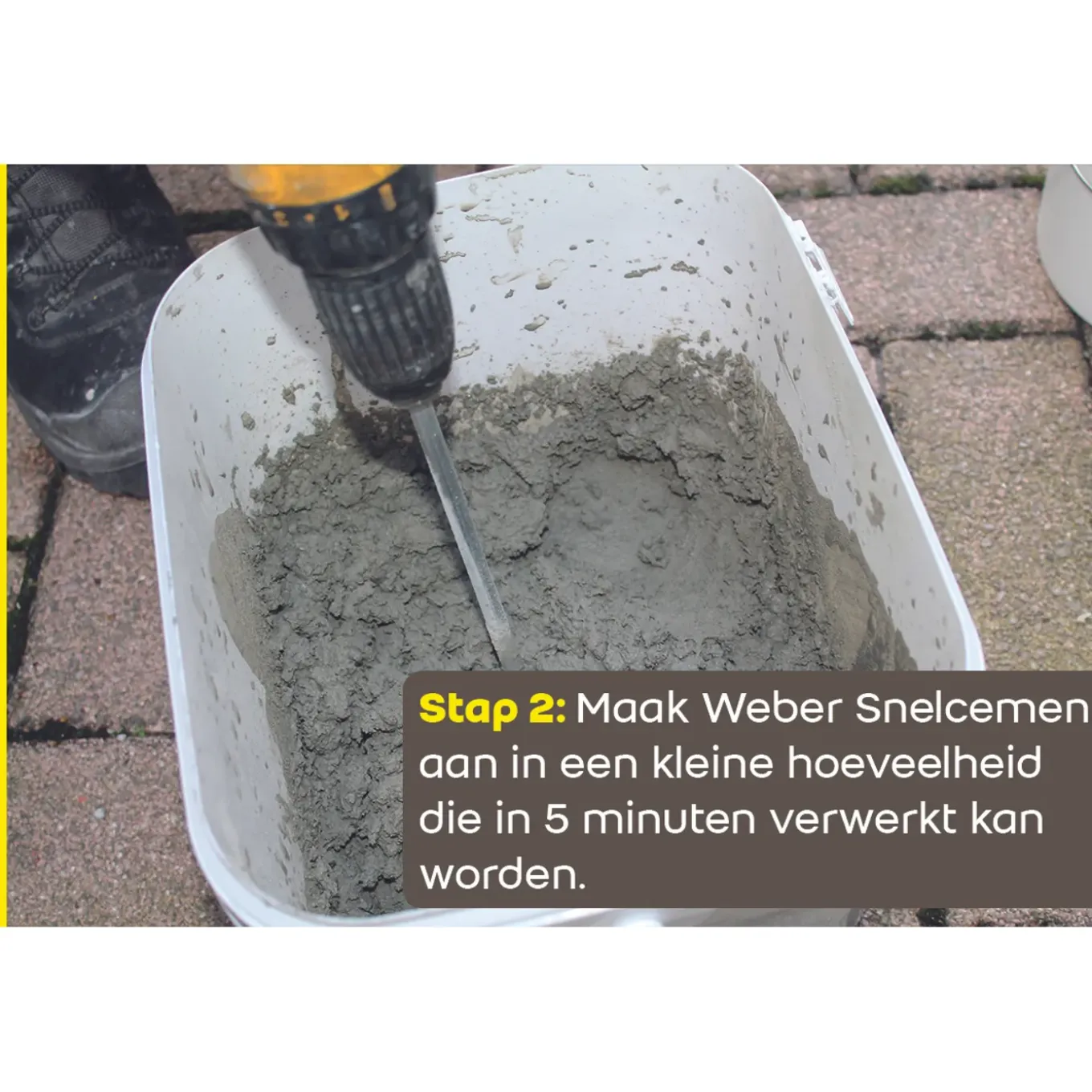Weber Snelcement Reparatiemortel - 4kg - Grijs