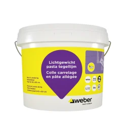 Weber Tegellijm Lichtgewicht Pasta - Wit - Gebruiksklaar - 5 kg