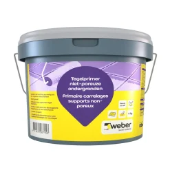 Beamix Weber tegelprimer niet-poreuze ondergronden 4kg