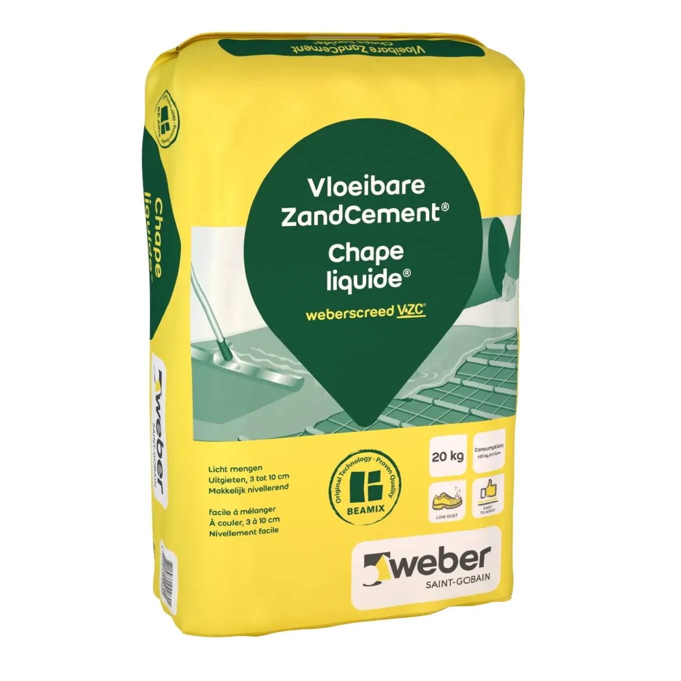 Weber vloeibare zandcement 20kg