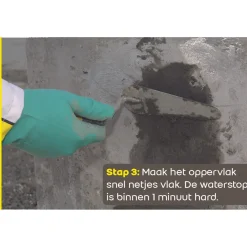 Saint-Gobain Weber Weber Waterstop Reparatiemortel - 1kg - Grijs