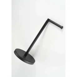 WEBO sanitair Webo Eclipse Toilet Roll Holder – Matte Black – Stainless Steel – Bathroom Accessory