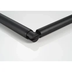 WEBO sanitair Webo Eclipse Toilet Roll Holder – Matte Black – Stainless Steel – Bathroom Accessory