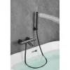 WEBO Oliver opbouw badkraan met handdouche complete set - mat zwart