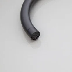 WEBO sanitair WEBO Vrijstaande Badmengkraan met staafhanddouche en 150cm doucheslang Gun Metal Badkraan Rio