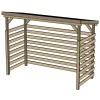 Weka haardhoutopslag 663B GR.2 onbehandeld x114x264x204cm