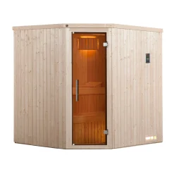 Weka hoeksauna Kiruna 2 4,5kW OS 230V 177x194cm