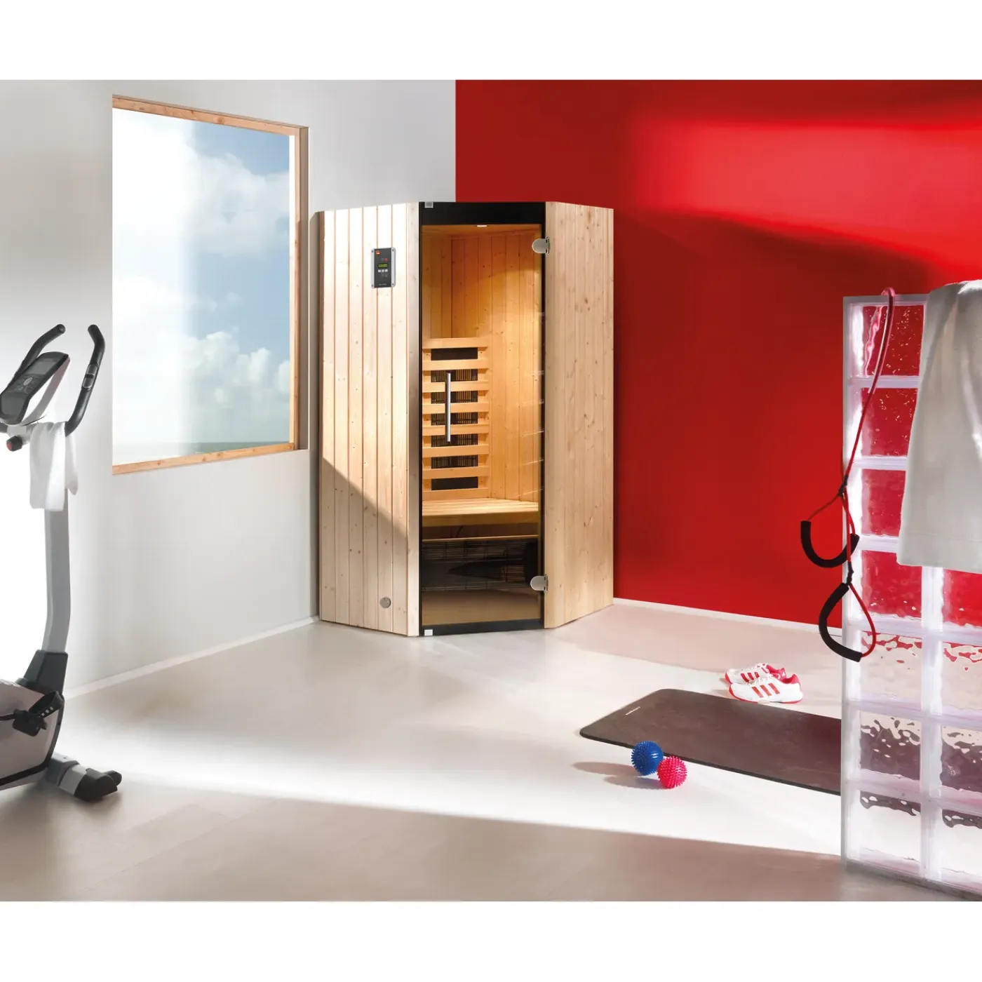 Weka Infrarood sauna Tanilla Compleet 99x99cm