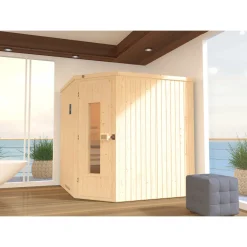Weka sauna Varberg 3 HT, 7,5Kw BioS 194x194cm
